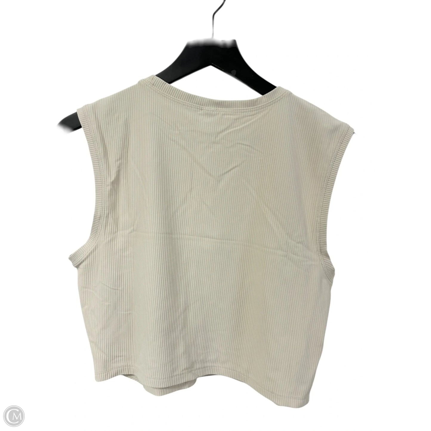 Athletic Tank Top By Old Navy In Cream, Size: L