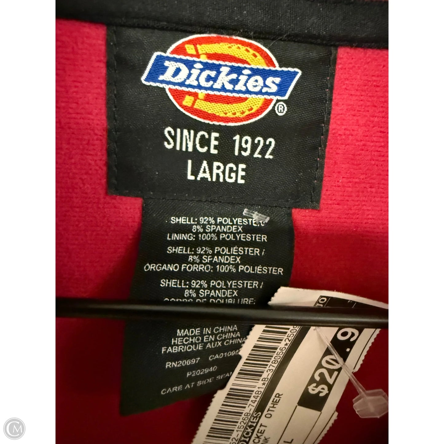Jacket Other By Dickies In Pink, Size: L
