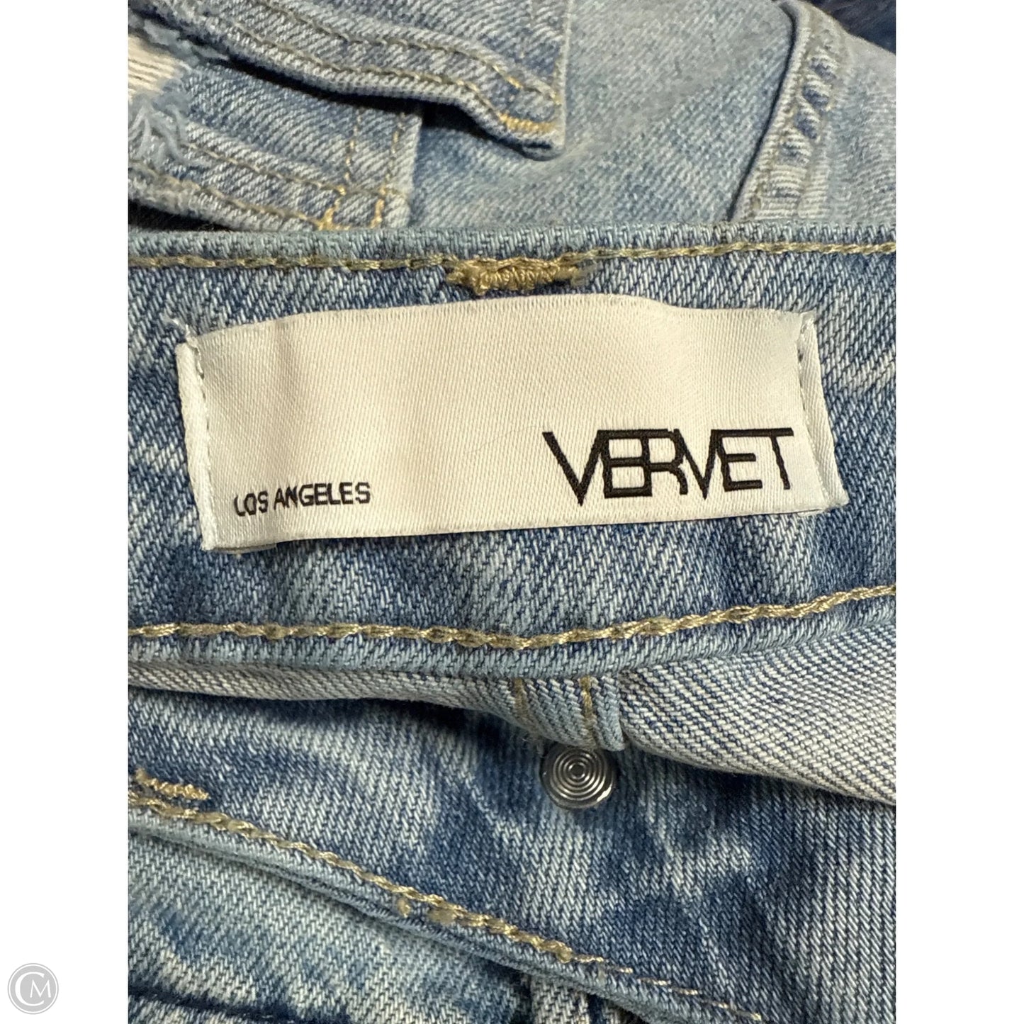 Jeans Straight By Vervet In Blue Denim, Size: 0