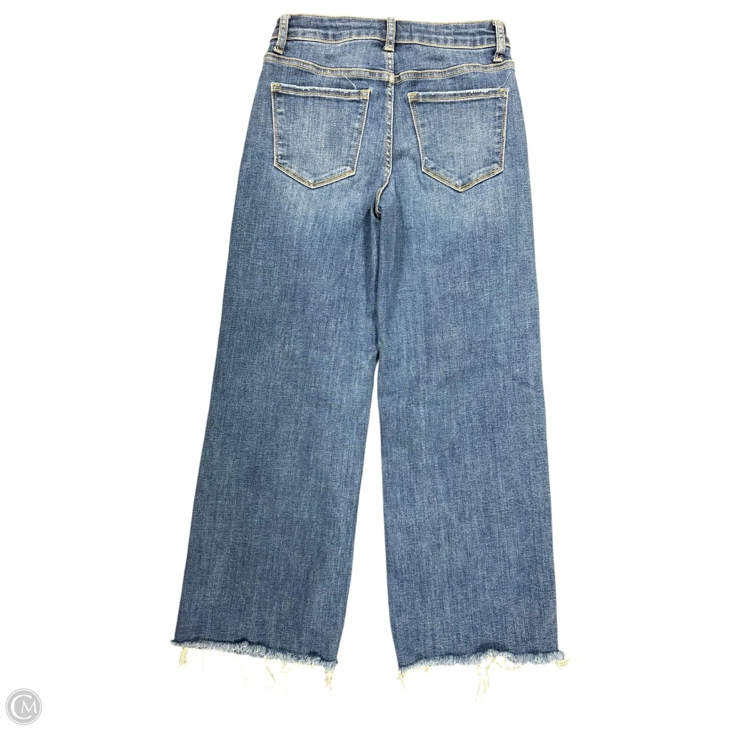 Jeans Wide Leg By Vervet In Blue Denim, Size: 2