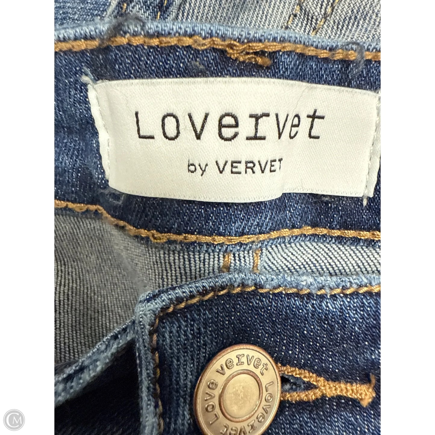 Jeans Wide Leg By Vervet In Blue Denim, Size: 2