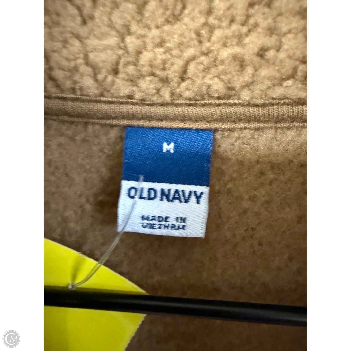 Jacket Faux Fur & Sherpa By Old Navy In Brown, Size: M