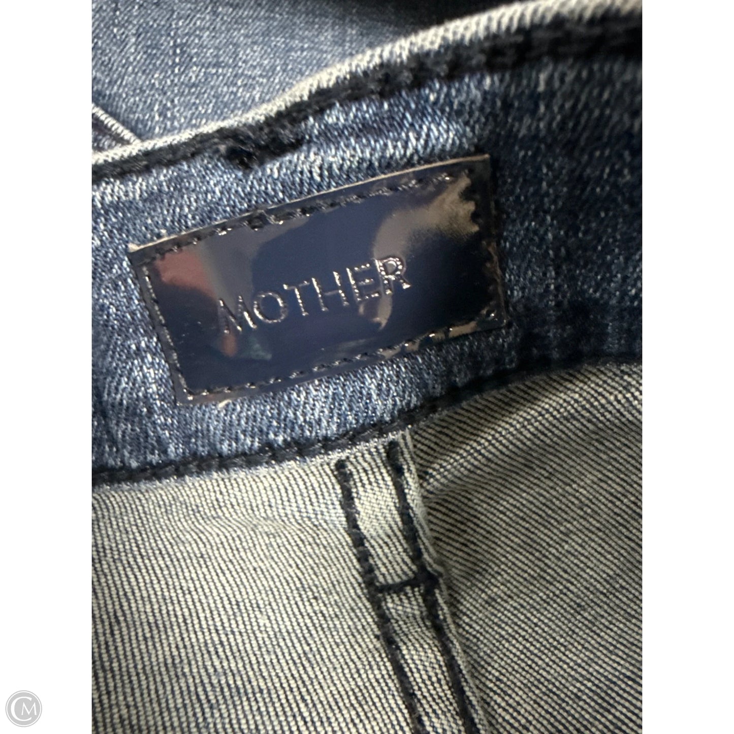 Jeans Skinny By Mother In Blue Denim, Size: 4