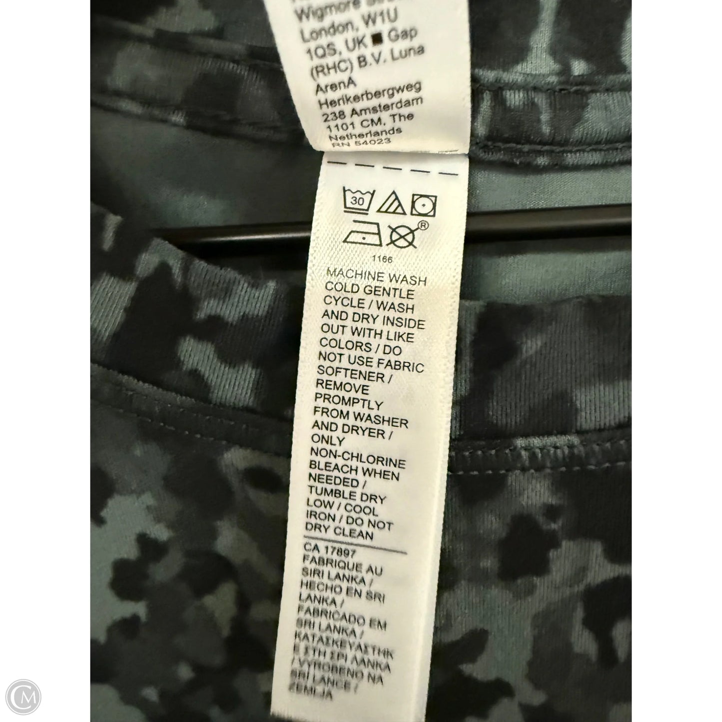 Athletic Tank Top By Athleta In Black & Grey, Size: M