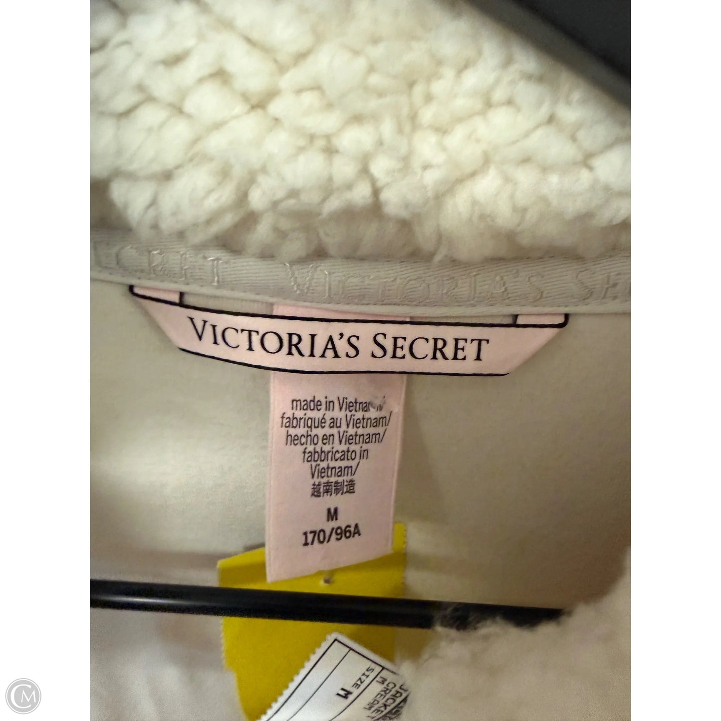 Jacket Faux Fur & Sherpa By Victorias Secret In Cream, Size: M