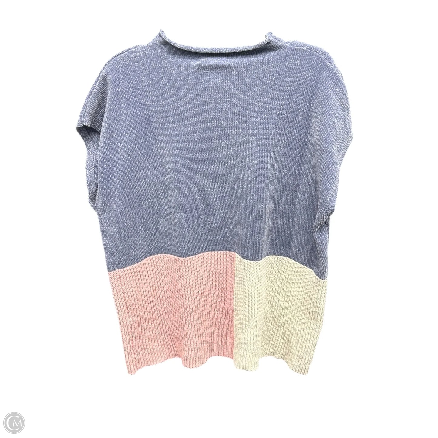 Top Short Sleeve By First Love In Blue & Pink, Size: M