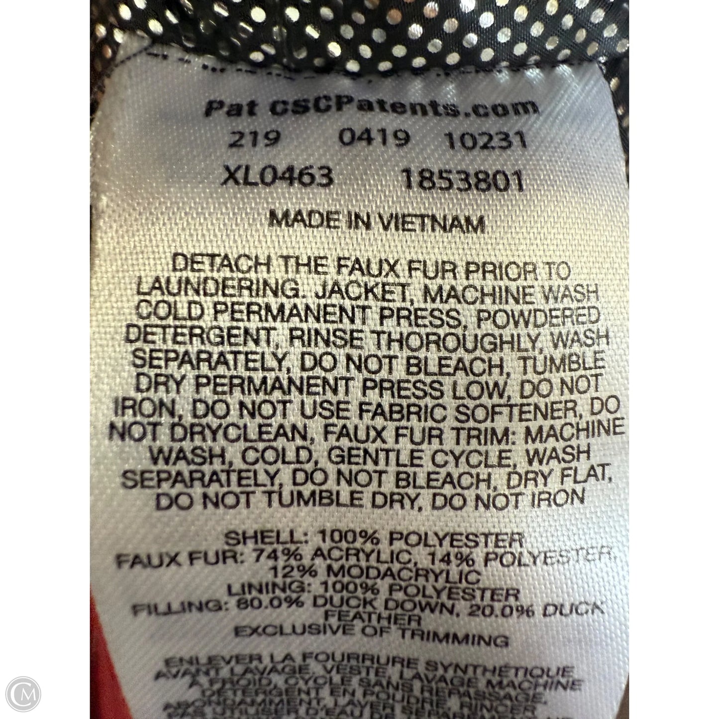 Coat Parka By Columbia In Red, Size: Xs