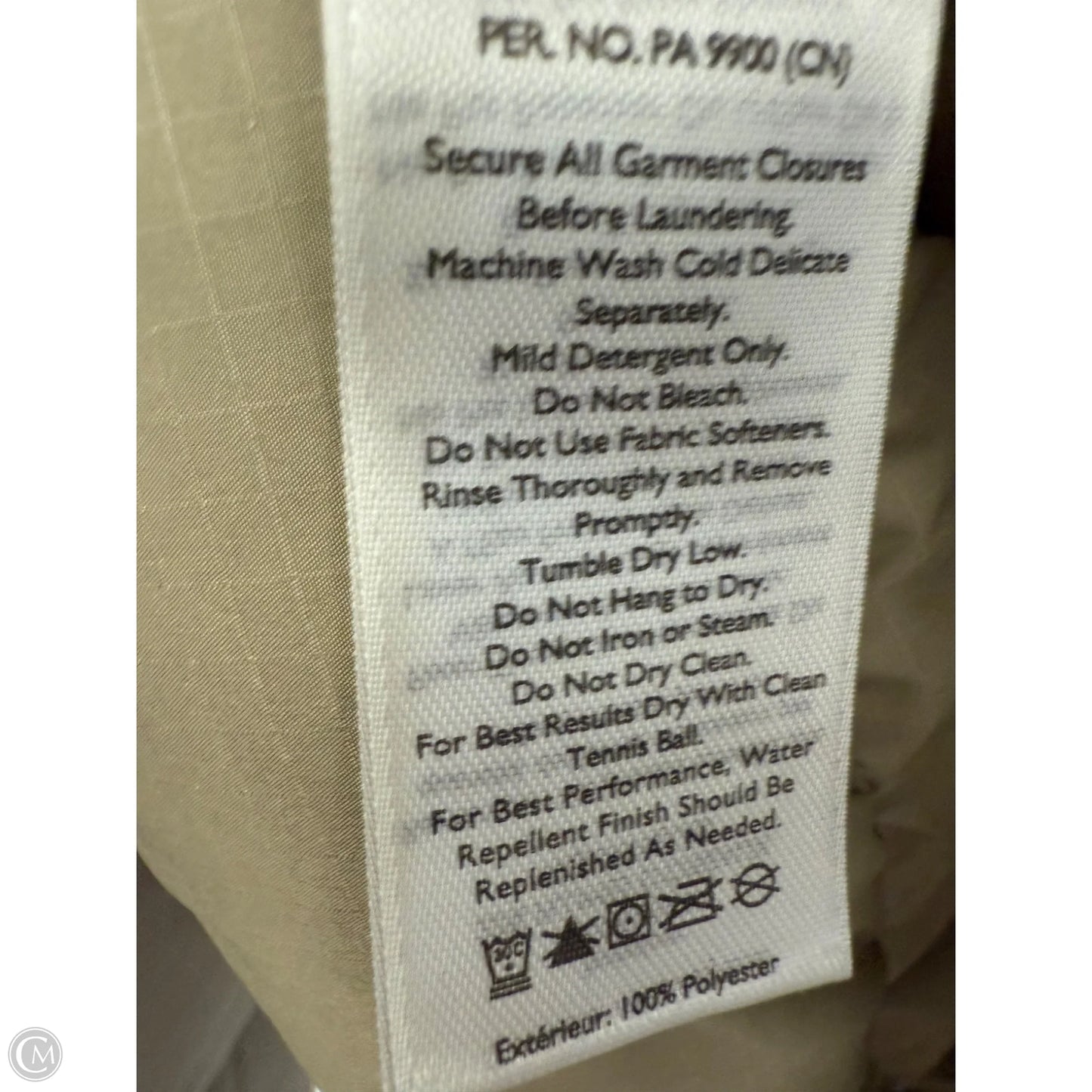 Coat Puffer & Quilted By Eddie Bauer In Beige, Size: Xl