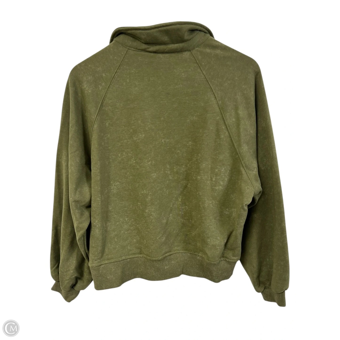 Sweatshirt Collar By Cmf In Green, Size: L