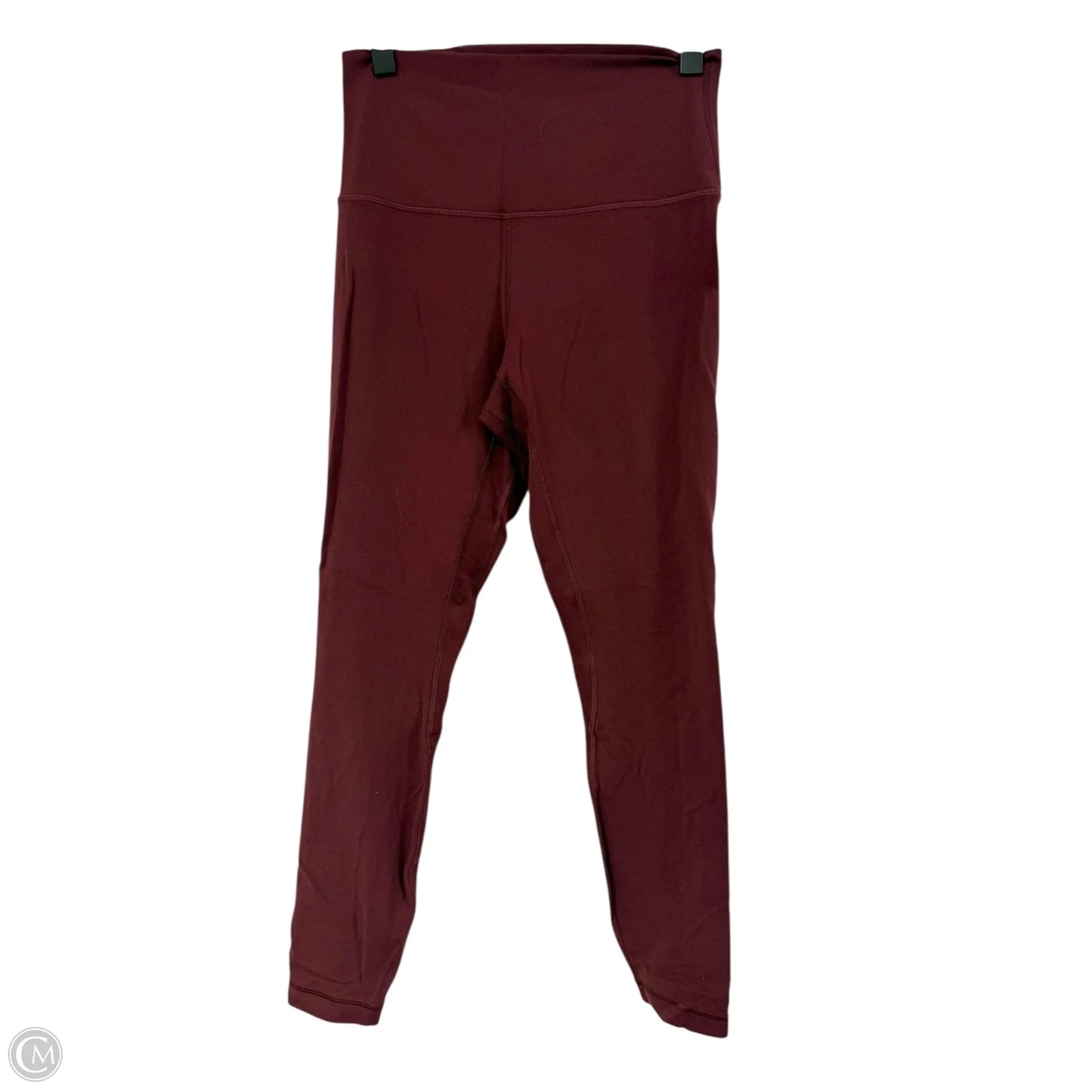 Athletic Leggings By Lululemon In Maroon, Size: 6