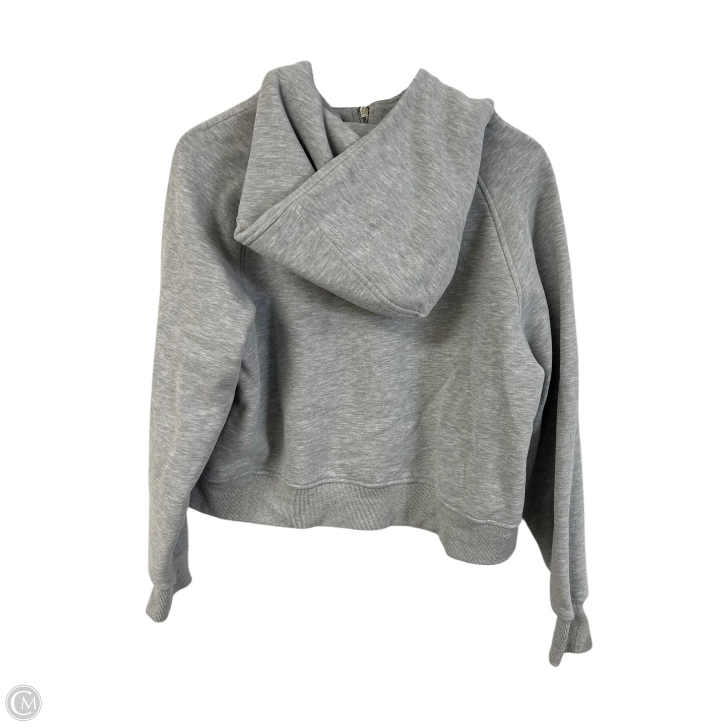 Sweatshirt Hoodie By Automet In Grey, Size: L