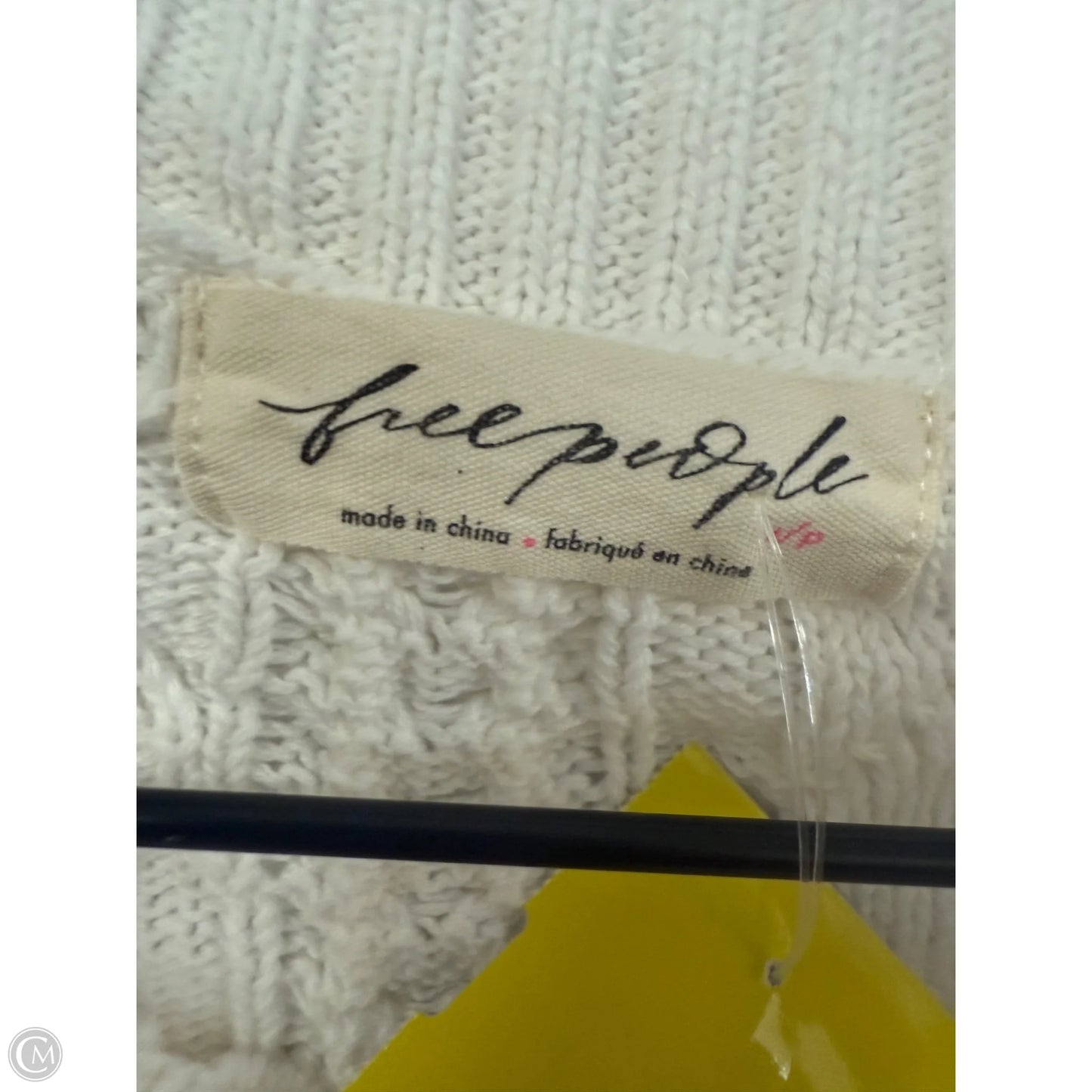 Sweater Short Sleeve By Free People In White, Size: S