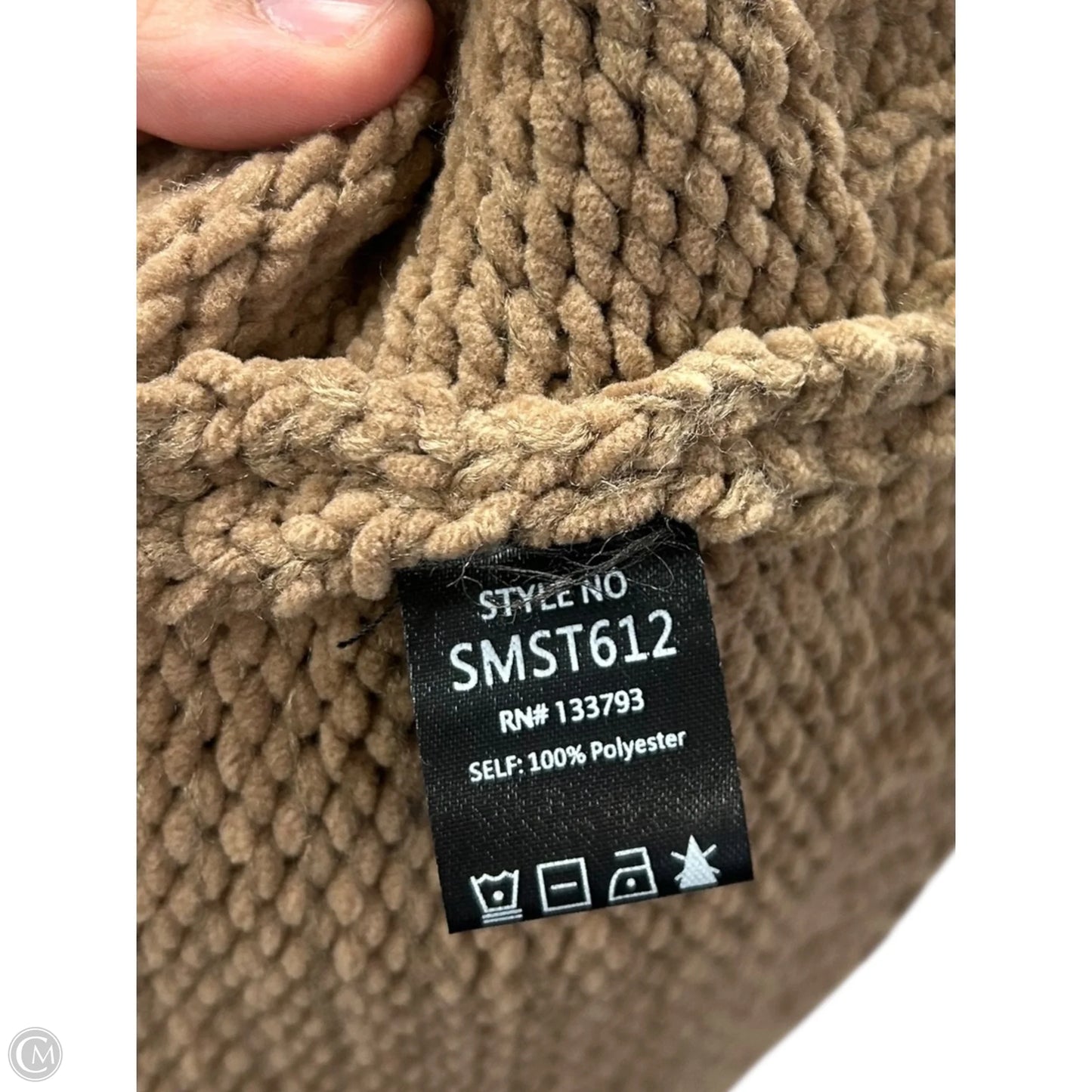 Sweater By Pol In Brown & Cream, Size: S