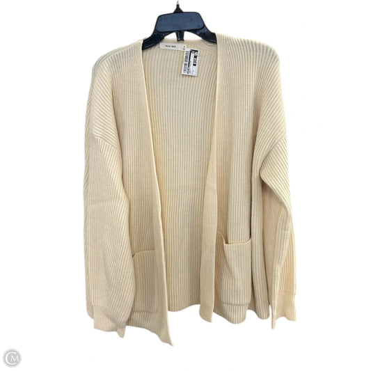 Sweater Cardigan By Mod Ref In Cream, Size: M