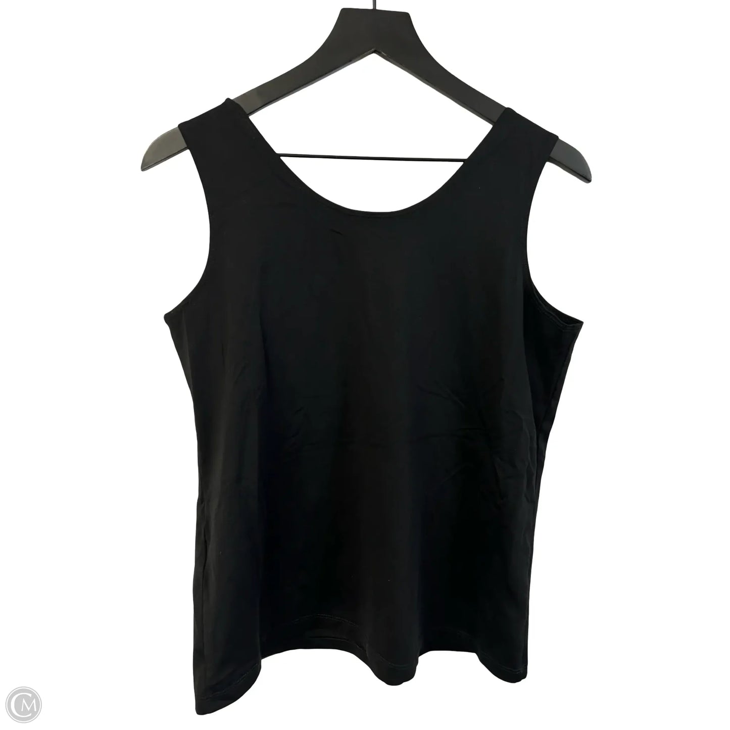 Top Sleeveless Basic By Chicos In Black, Size: L