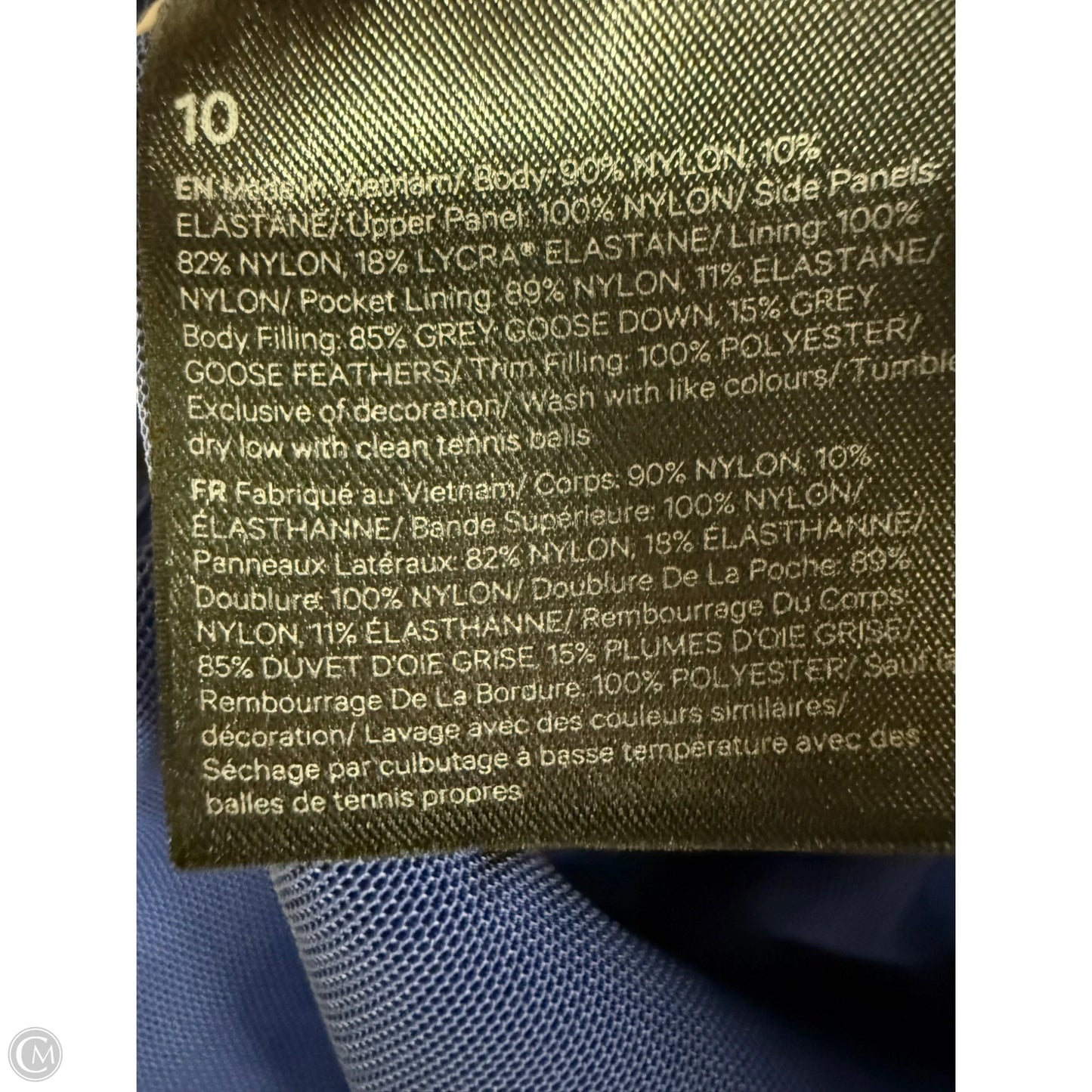 Vest Puffer & Quilted By Lululemon In Blue, Size: 10