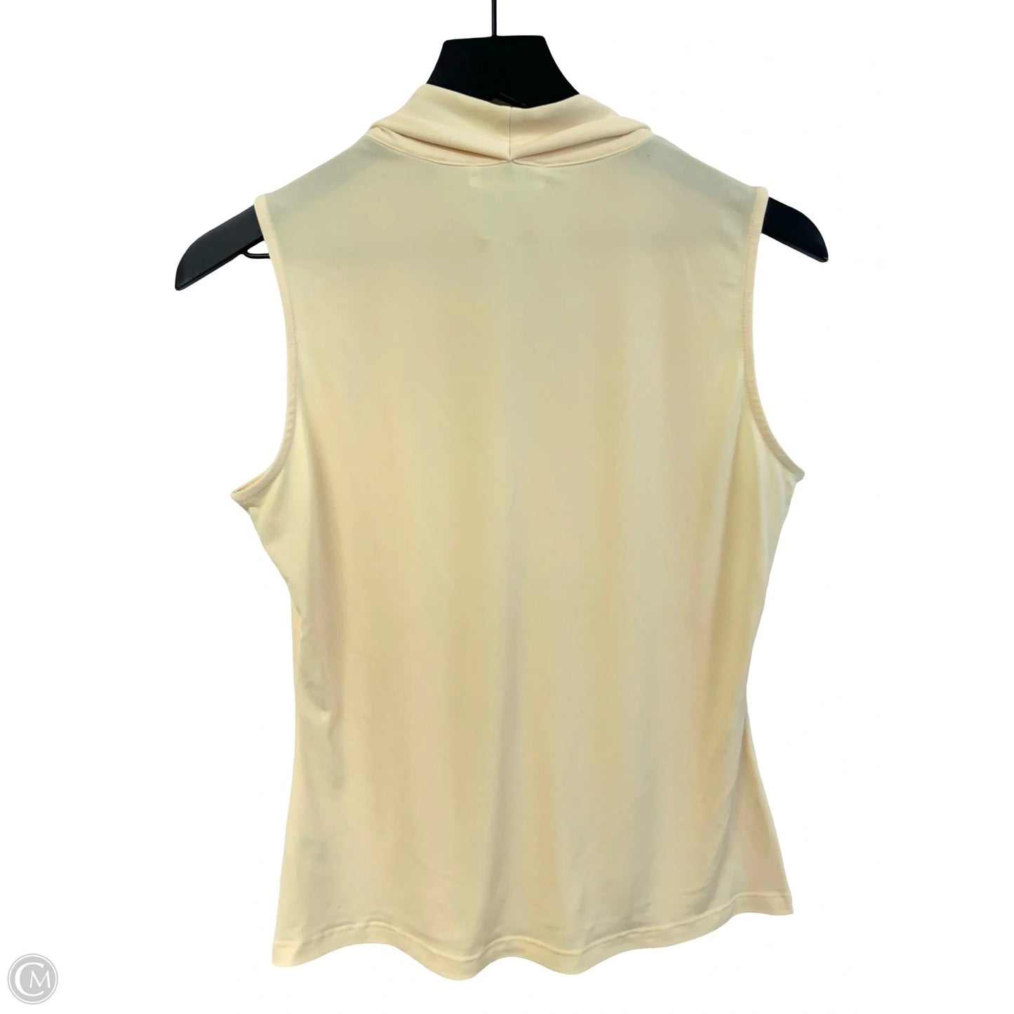 Top Sleeveless By Calvin Klein In Yellow, Size: S