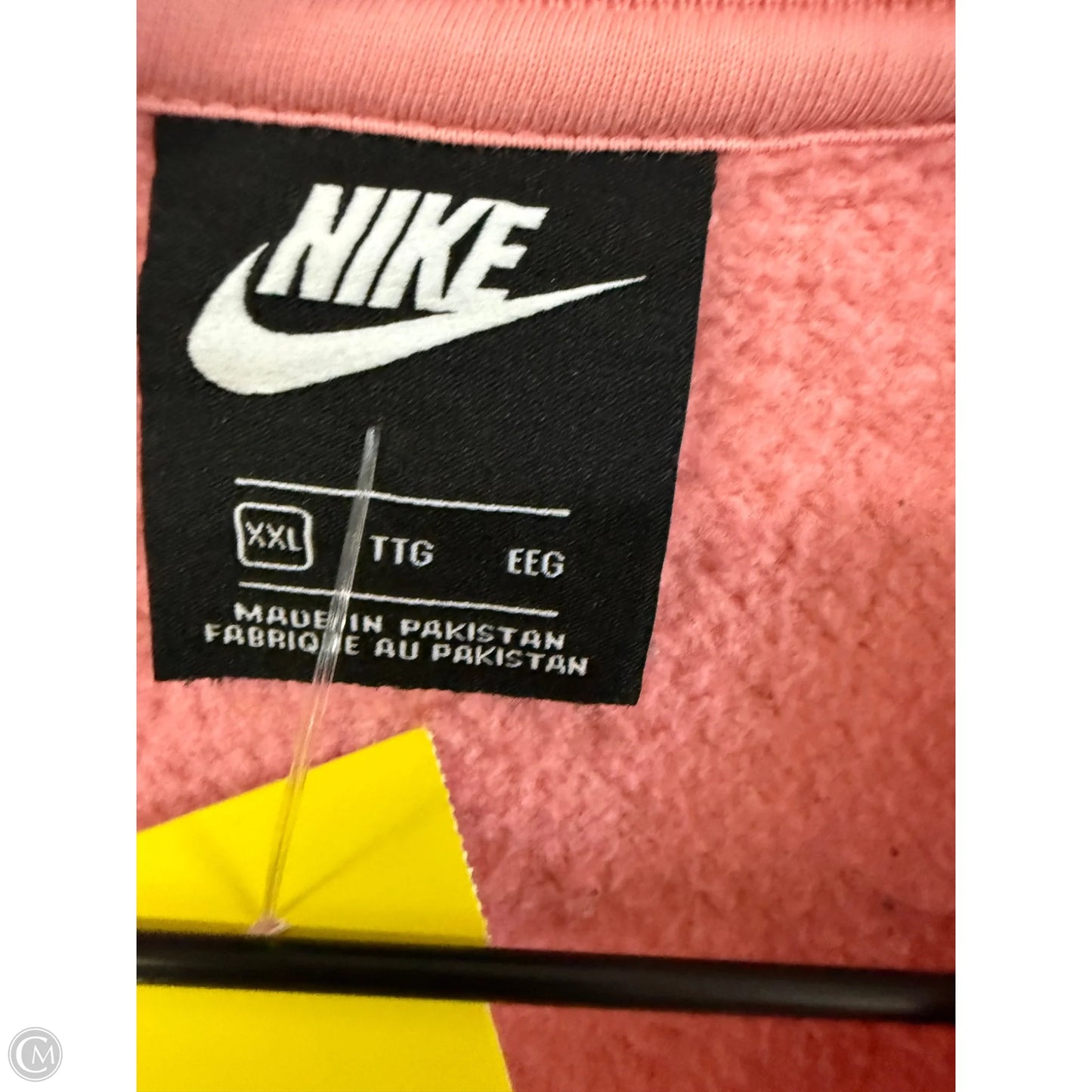 Sweatshirt Crewneck By Nike Apparel In Pink, Size: Xxl