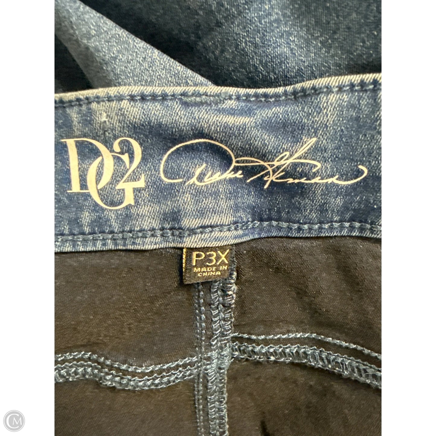 Jeans Skinny By Dg2 In Blue Denim, Size: 3x