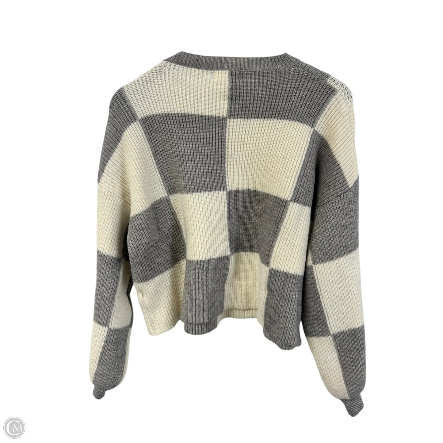 Sweater By &merci In Grey & White, Size: M