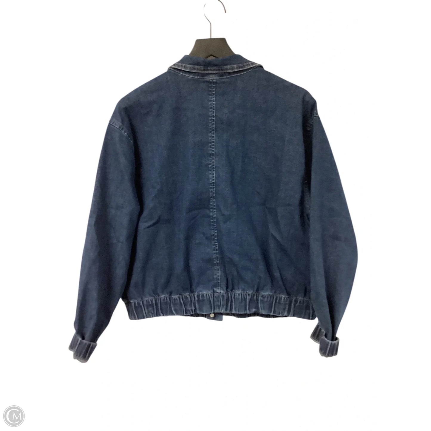 Jacket Denim By Nine West Apparel In Blue Denim, Size: M