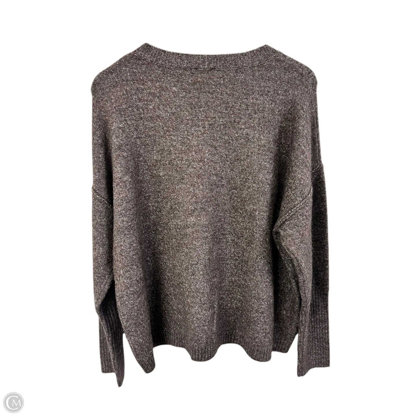 Sweater By Clothes Mentor In Brown & Grey, Size: Xl