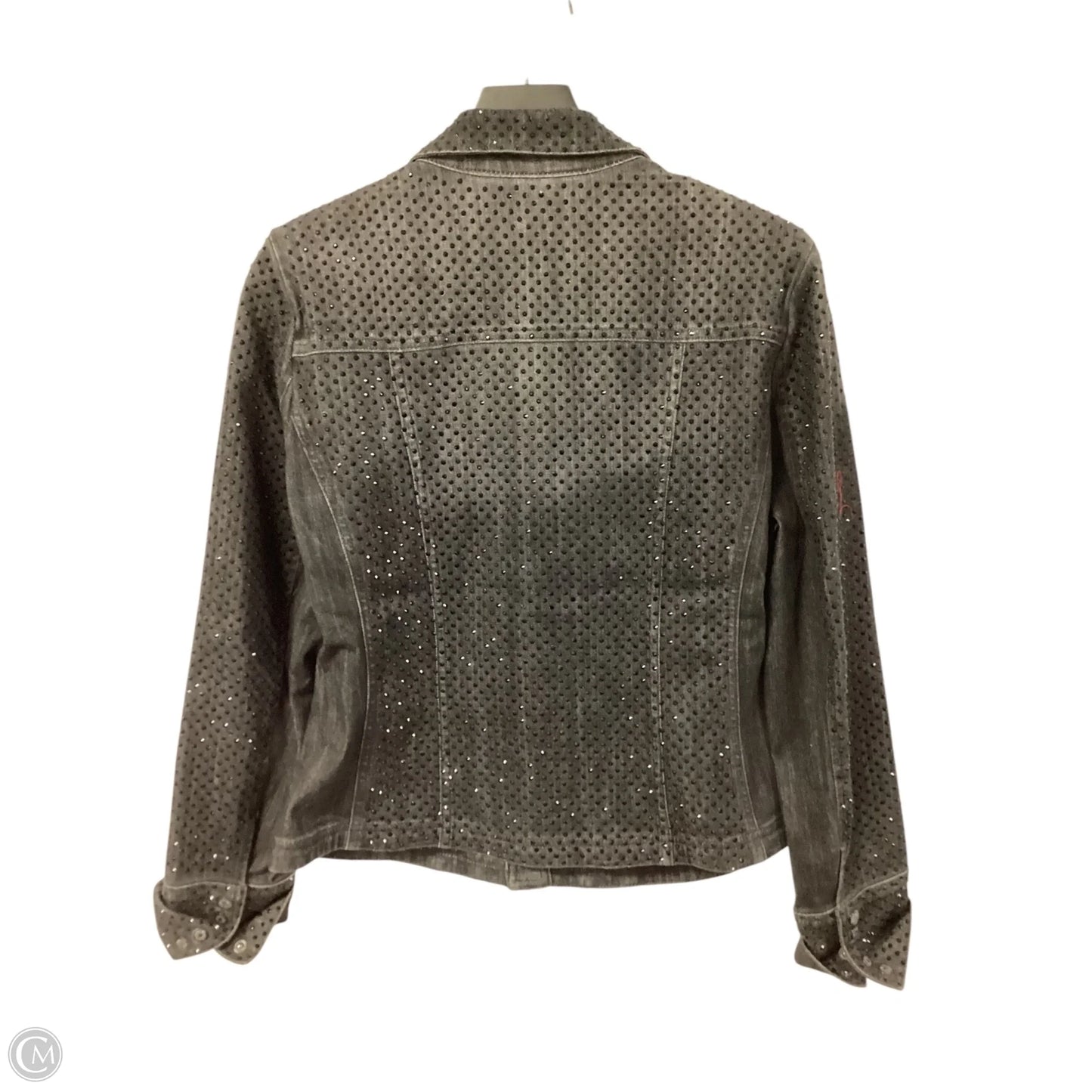 Jacket Denim By White House Black Market In Black Denim, Size: M