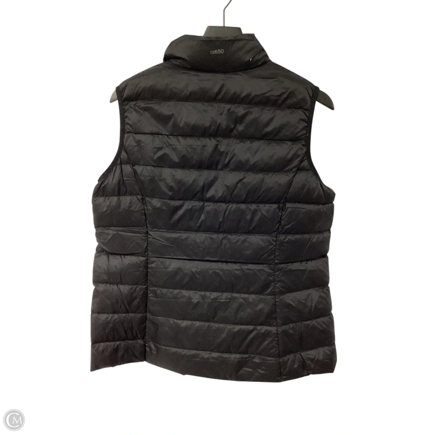 Vest Puffer & Quilted By Eddie Bauer In Black, Size: L