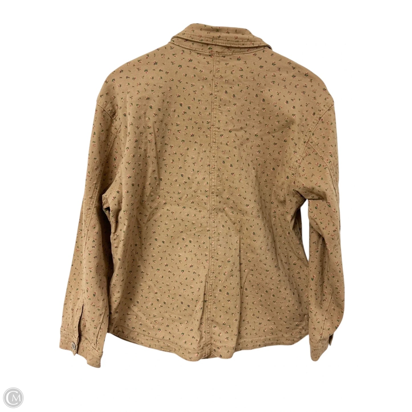 Jacket Denim By Wishlist In Floral Print, Size: S