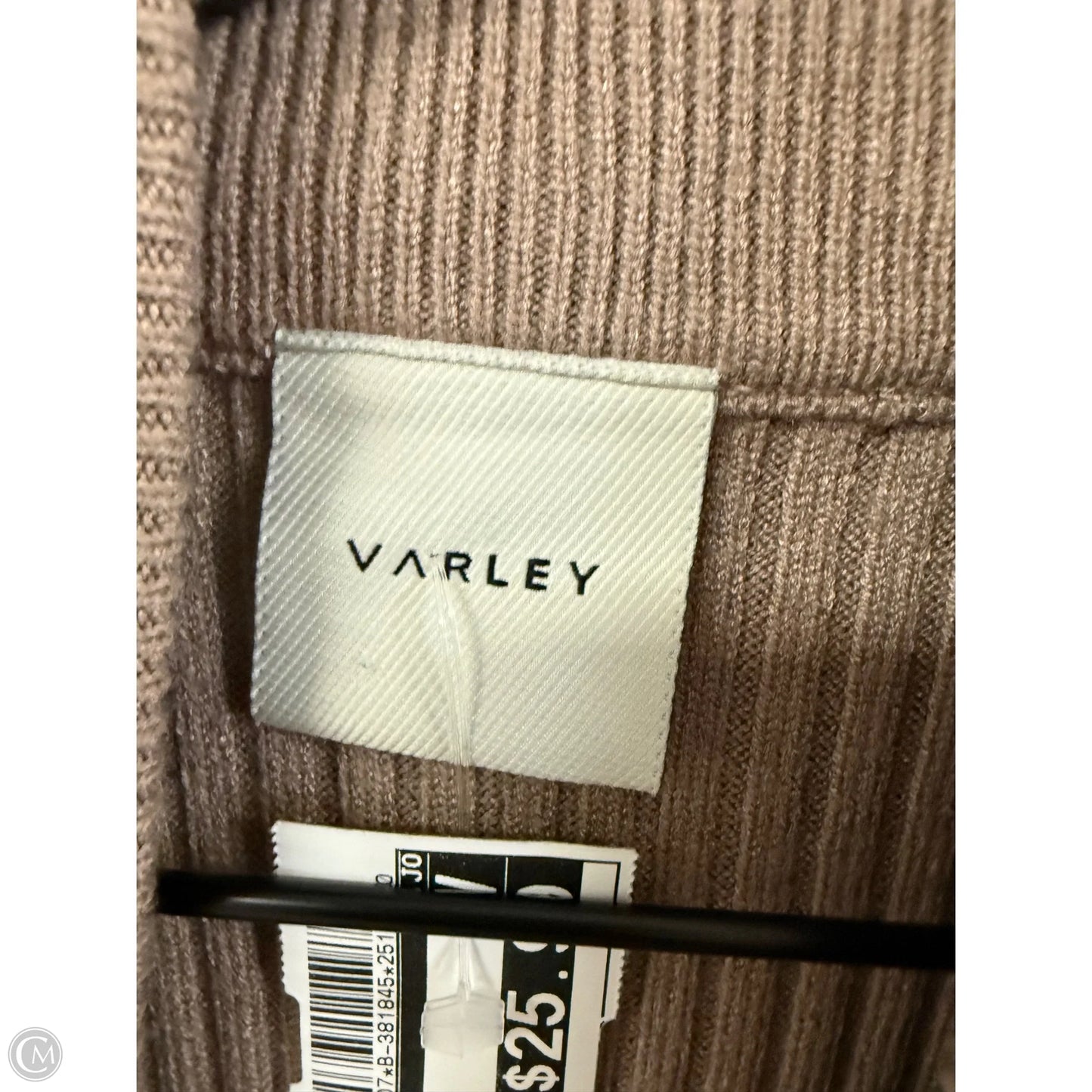 Sweater Short Sleeve By Varley In Brown, Size: Xs