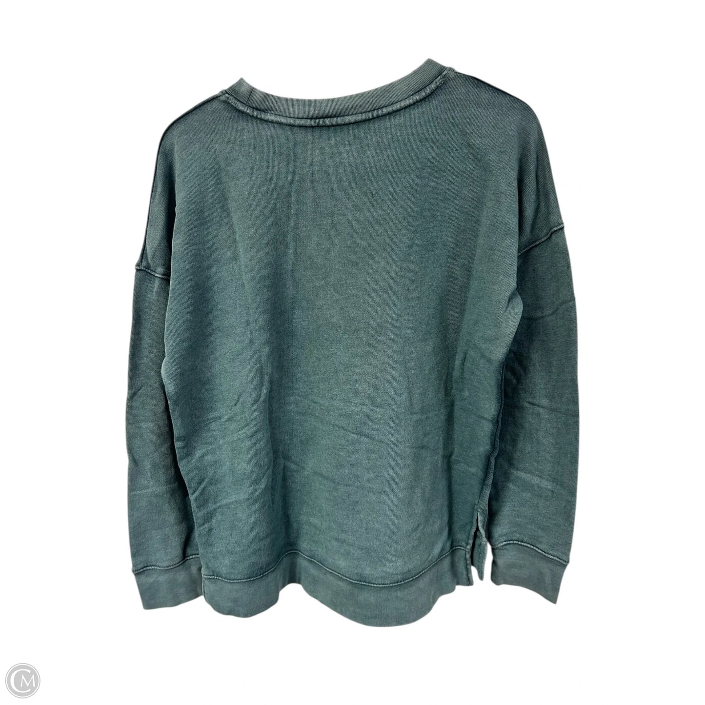 Sweatshirt Crewneck By Time And Tru In Green, Size: M