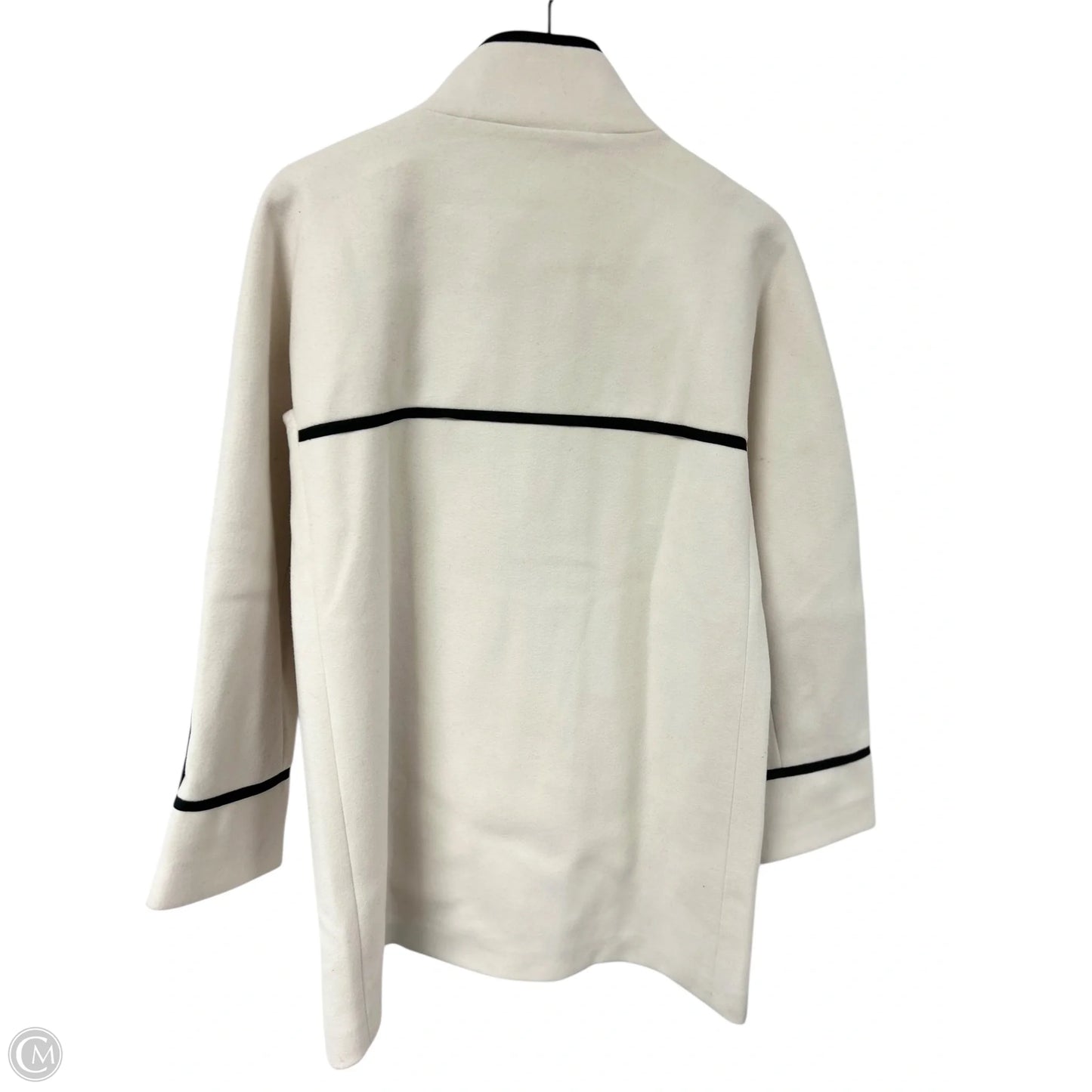 Jacket Other By Nine West Apparel In Black & Cream, Size: S