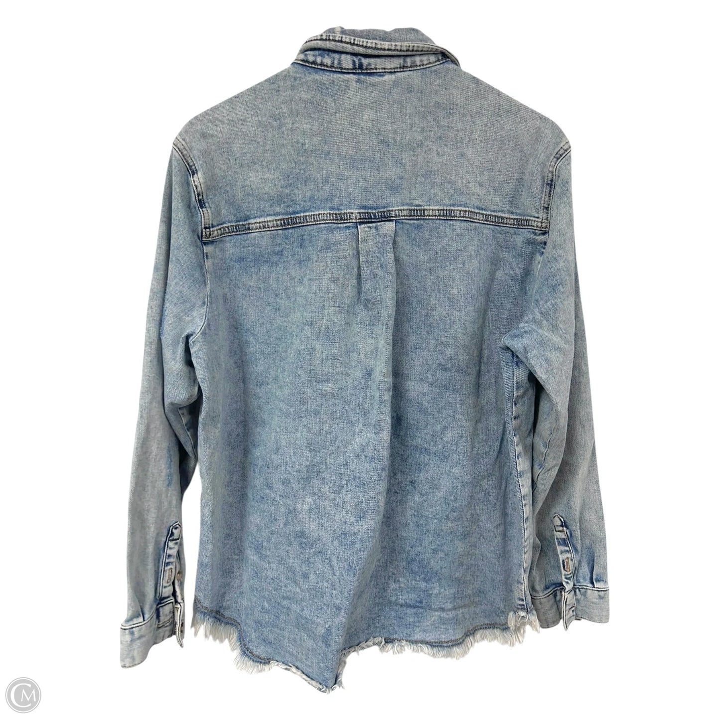 Jacket Denim By Pilcro In Blue Denim, Size: L