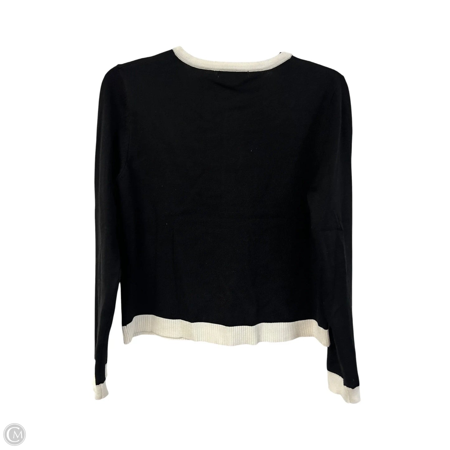 Cardigan By 89th And Madison In Black & White, Size: Lp