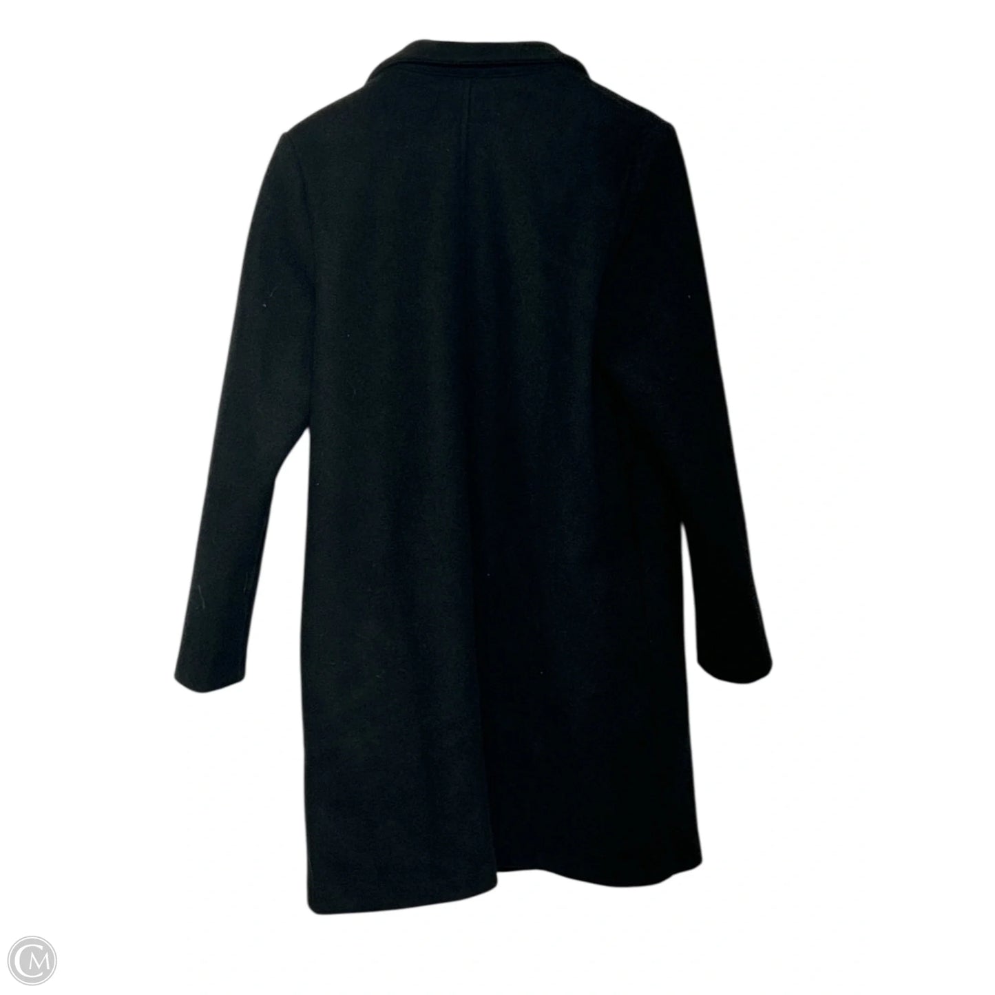 Coat Trench Coat By Love Tree In Black, Size: Xl