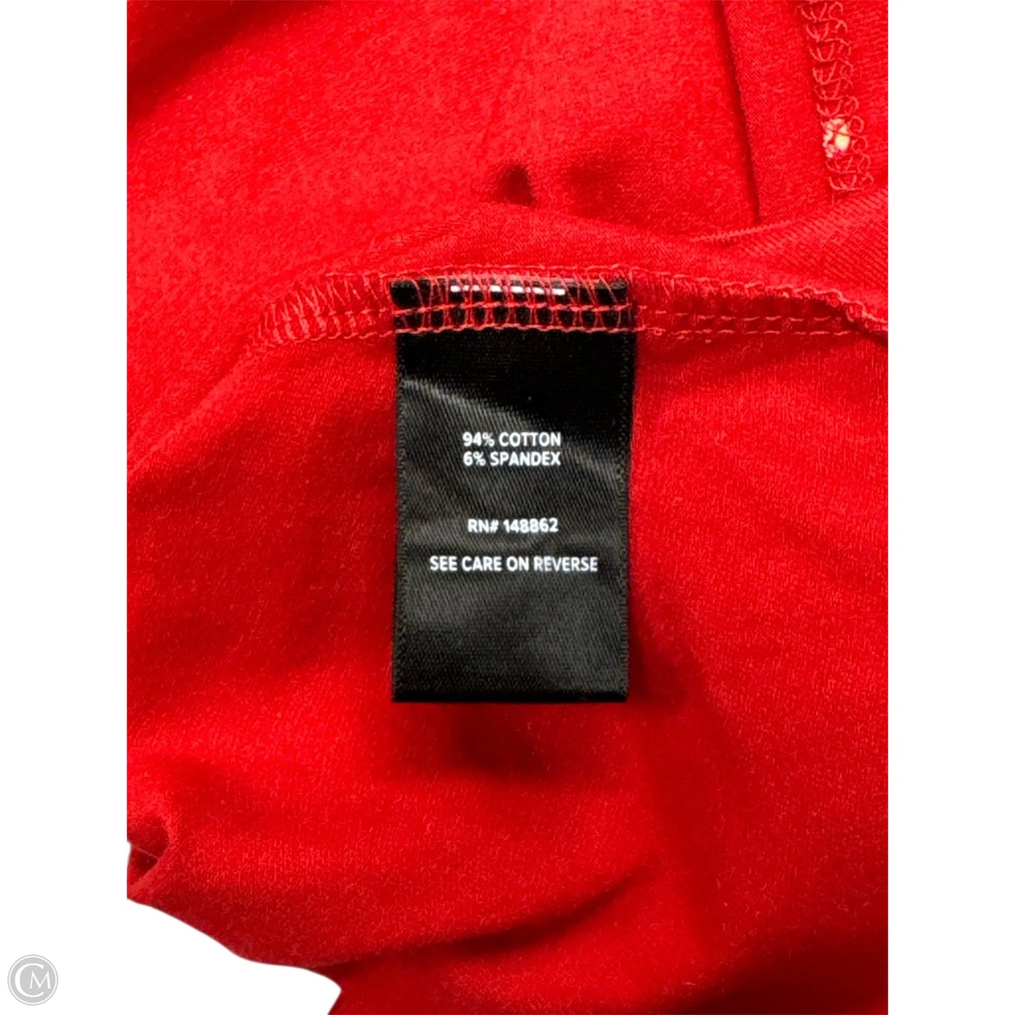 Top Sleeveless Basic By Torrid In Red & White, Size: L