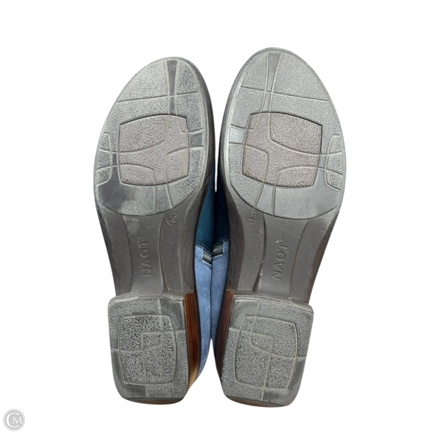 Boots Ankle Flats By Naot In Blue, Size: 9.5