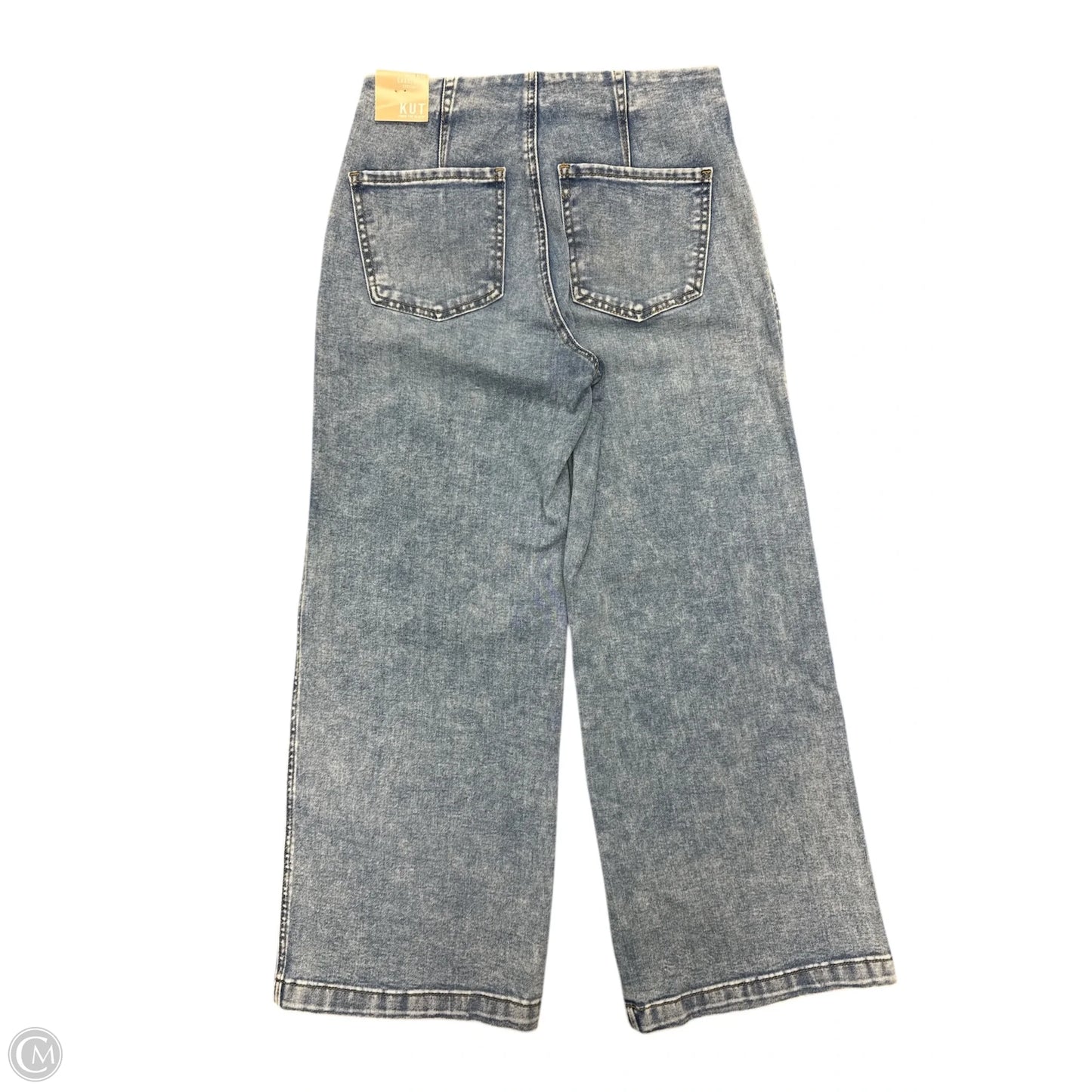 Jeans Straight By Kut In Blue Denim, Size: 0