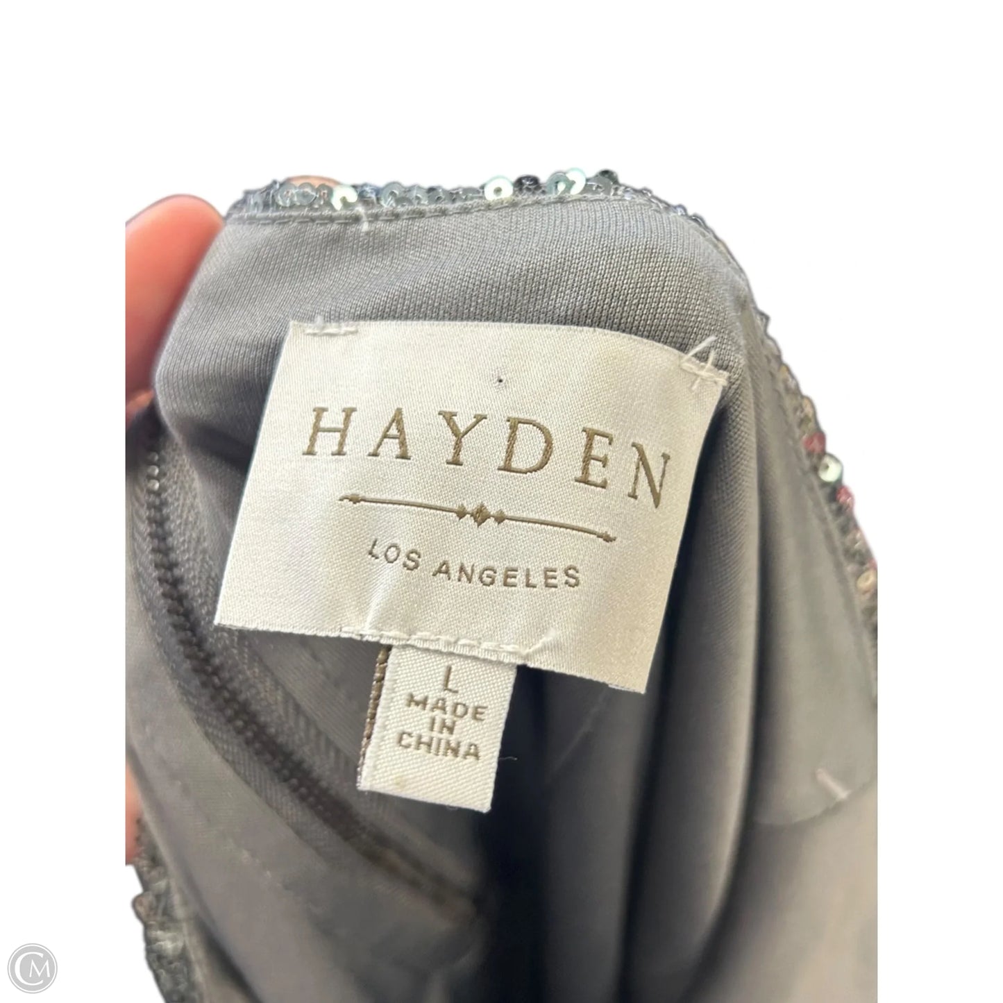 Skirt Midi By Hayden La In Silver, Size: L