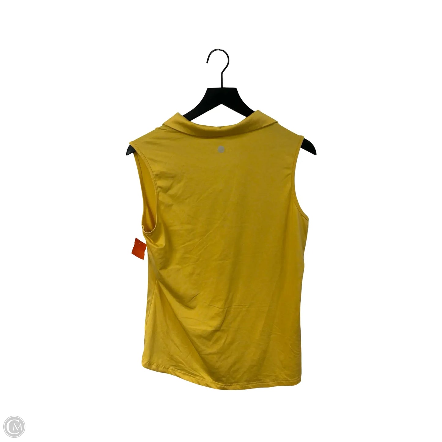Athletic Tank Top By Clothes Mentor In Yellow, Size: L