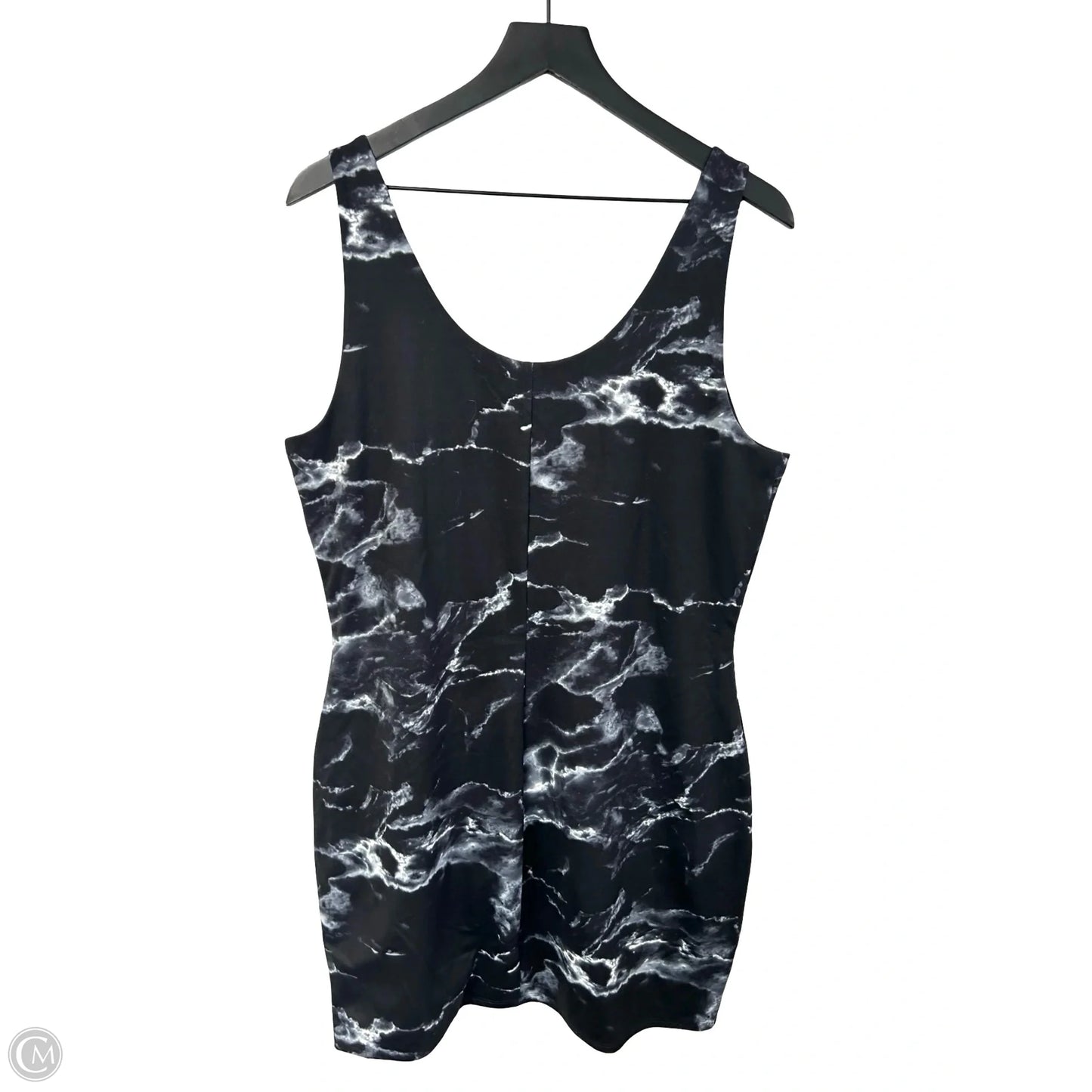Dress Casual Short By Express In Black & White, Size: Xl