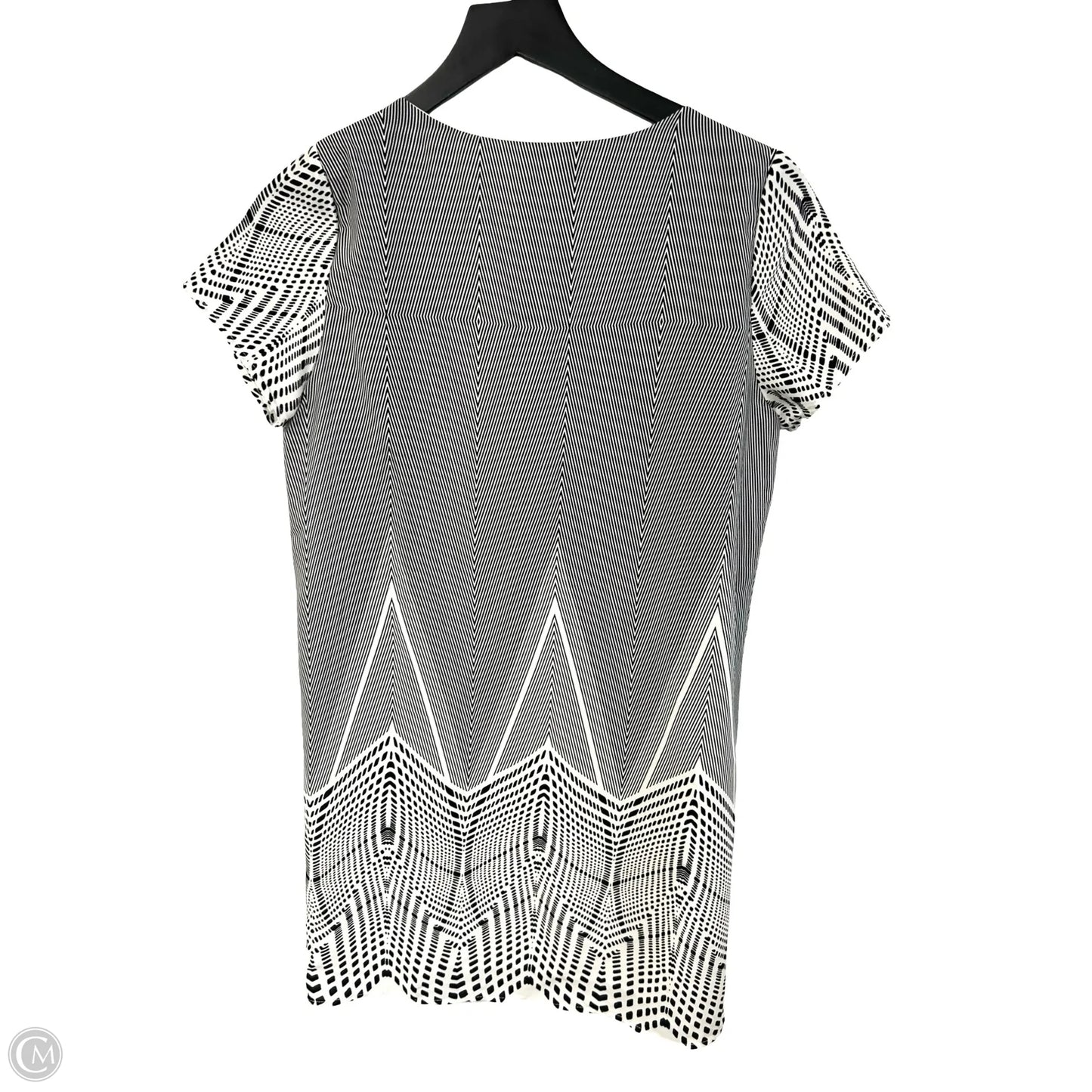 Dress Casual Short By Oddi In Black & White, Size: S