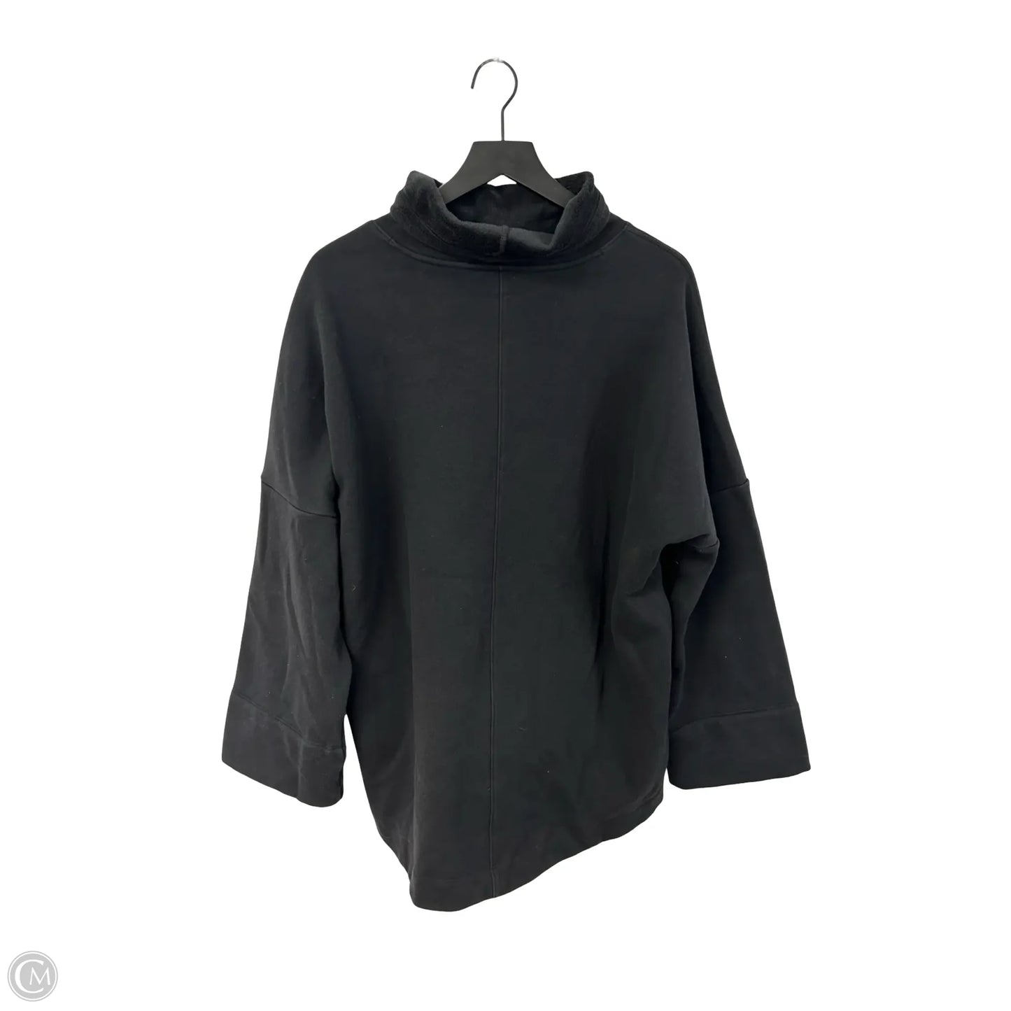 Sweatshirt Crewneck By Athleta In Black, Size: L