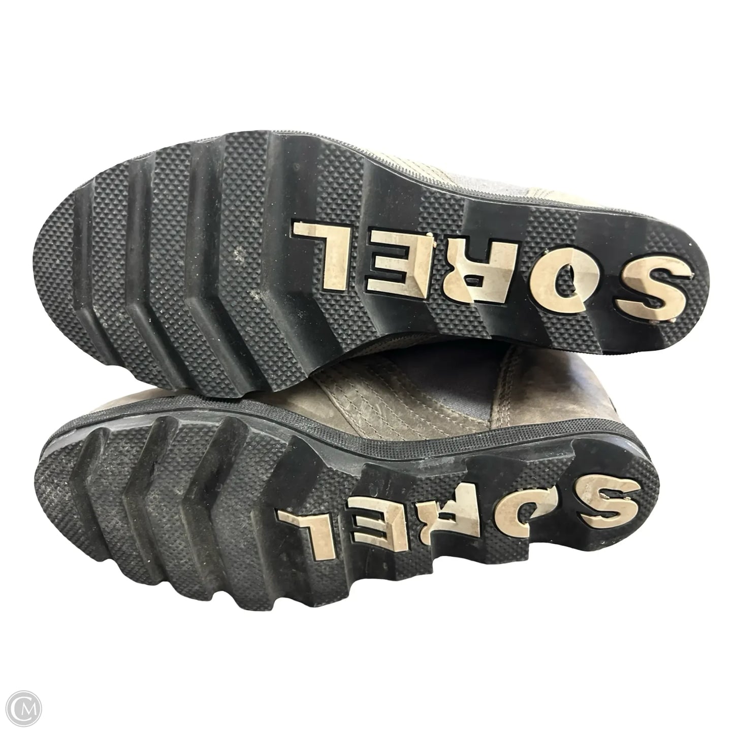 Boots Ankle Heels By Sorel In Grey, Size: 8.5