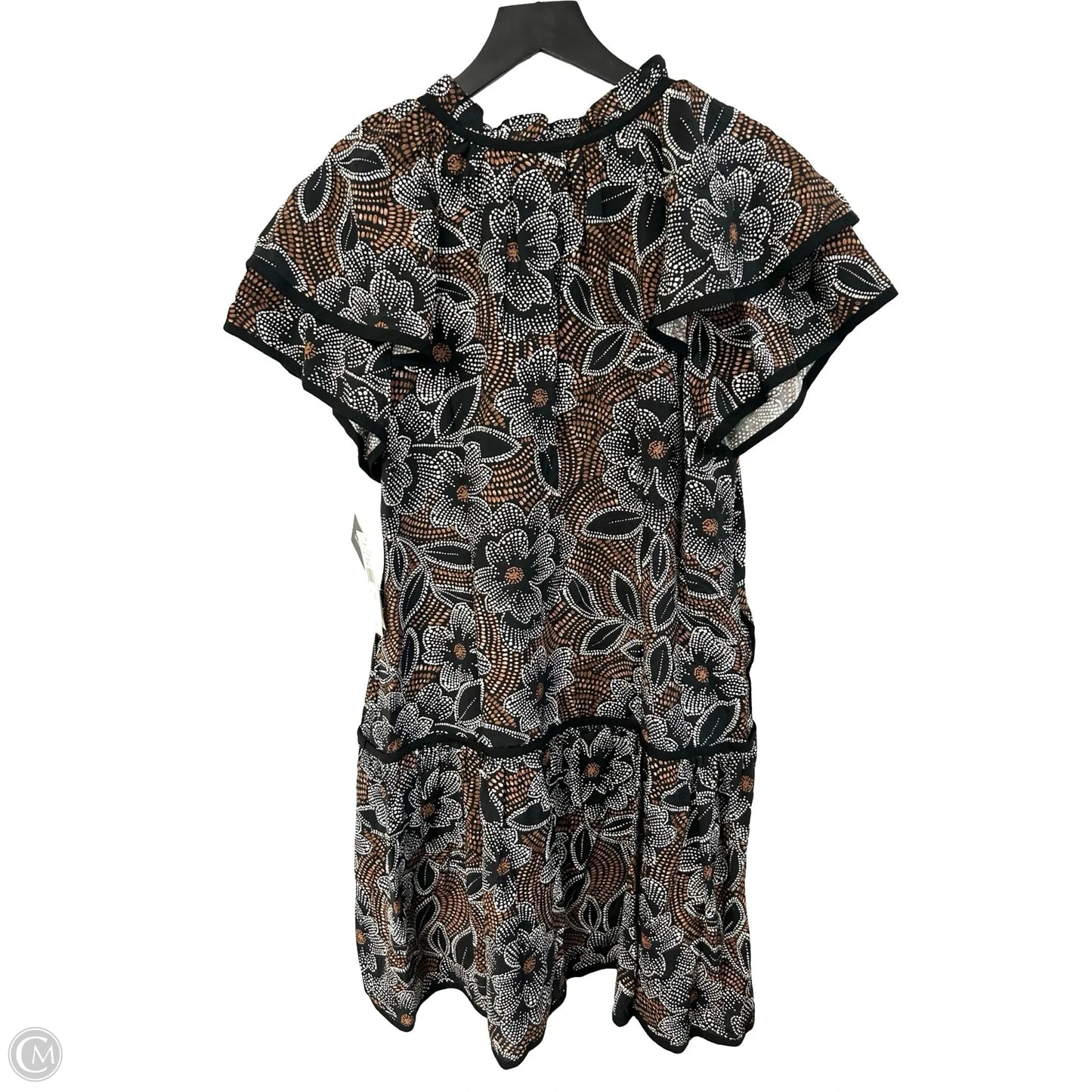 Dress Casual Short By Cmc In Black & Brown, Size: M