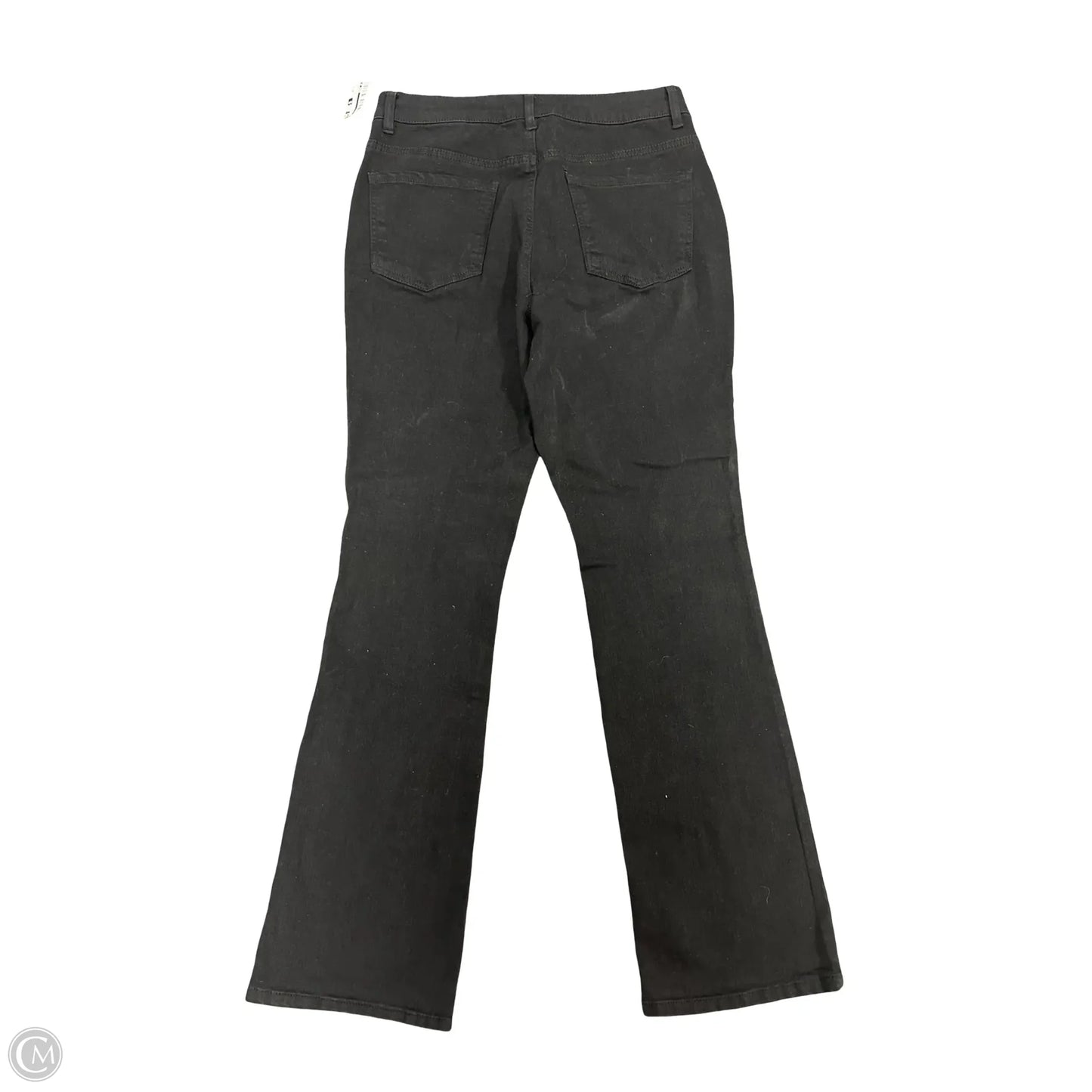 Jeans Straight By D Jeans In Black Denim, Size: 10