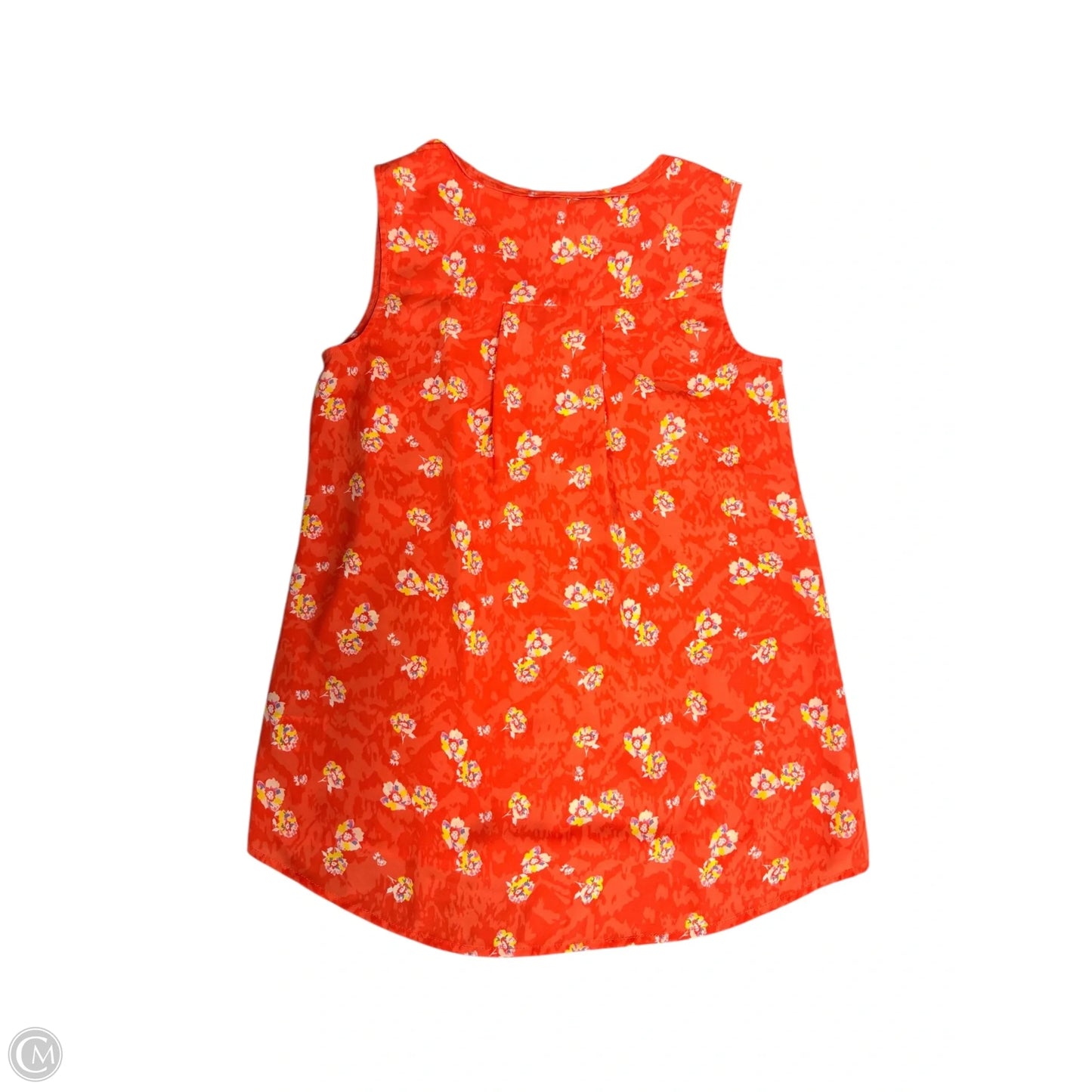 Top Sleeveless By Cabi In Orange, Size: Xs