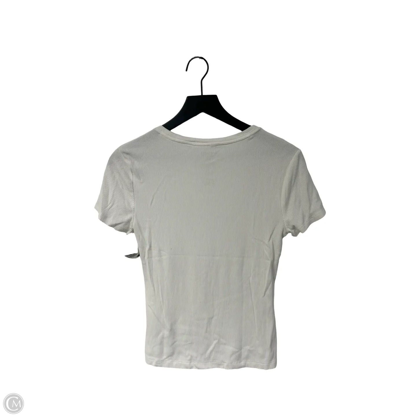Top Short Sleeve Basic By Nine West Apparel In White, Size: M