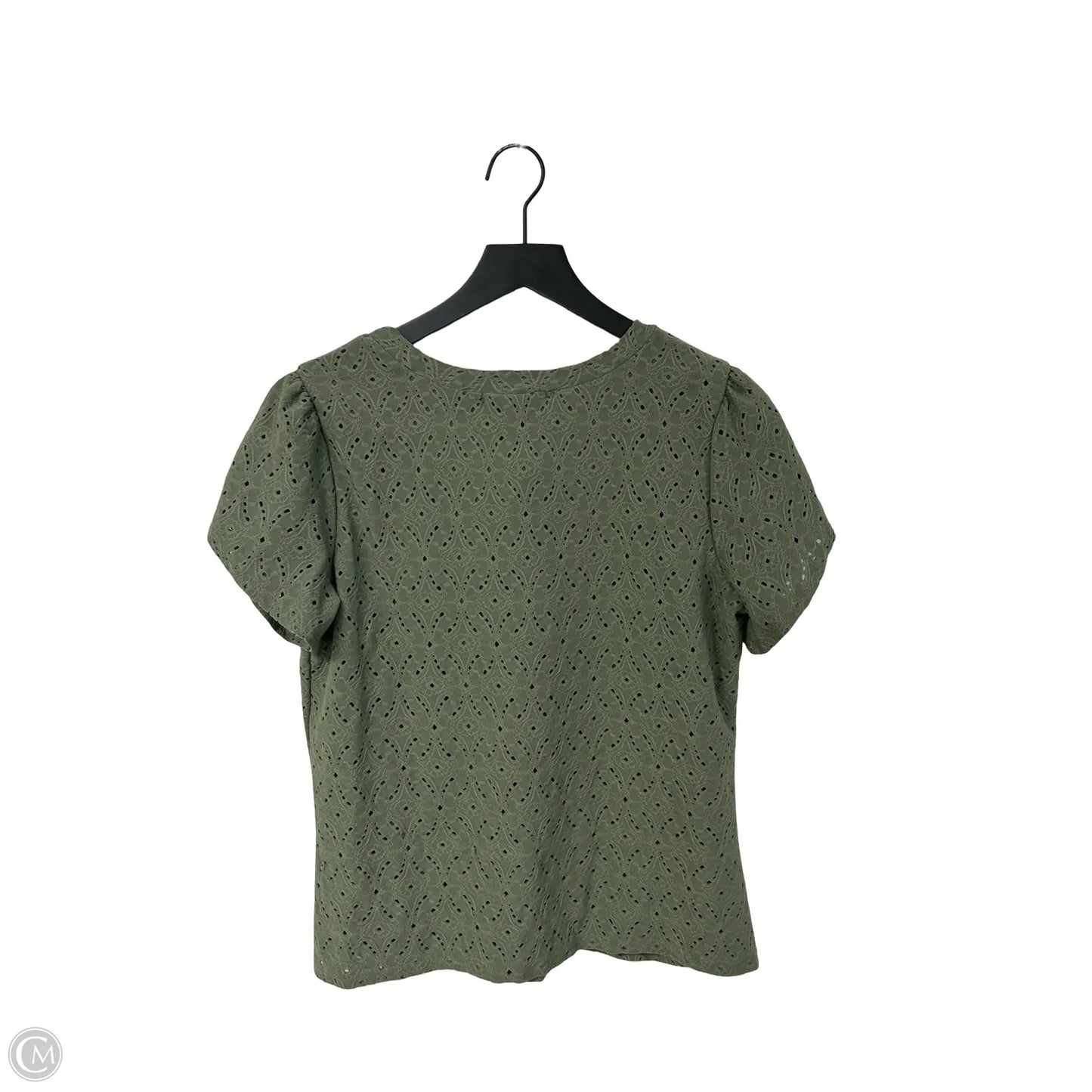 Top Short Sleeve By Gilli In Green, Size: M