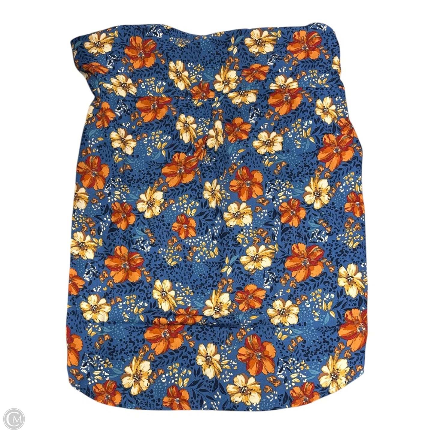 Top Short Sleeve By Maurices In Floral Print, Size: Xl